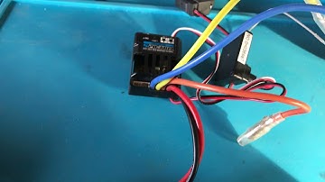 Tamiya TBLE-02s Flashing red light overload protection