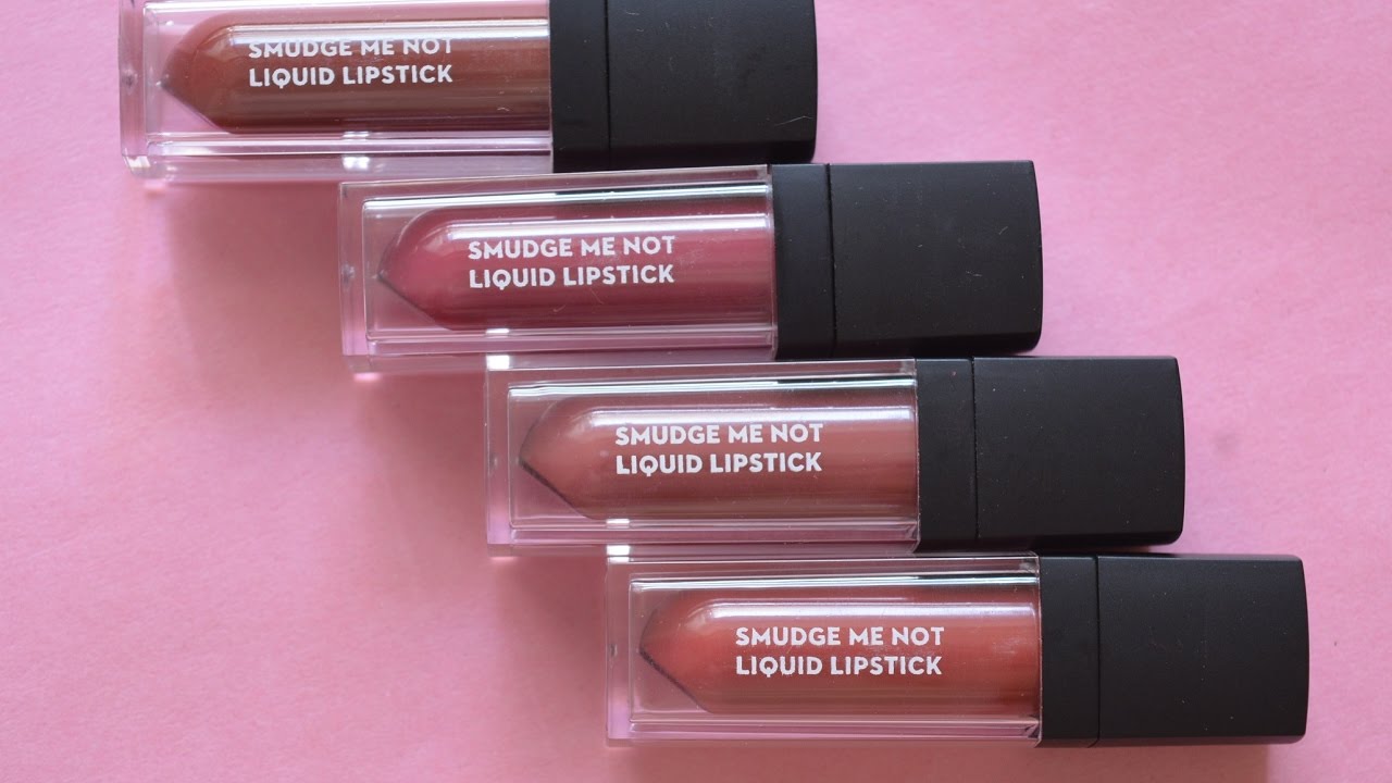 Sugar Smudge Me Not Liquid Lipsticks Review, Swatches