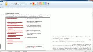 AP Physics Workbook 5.H Experimental Design-Impulse