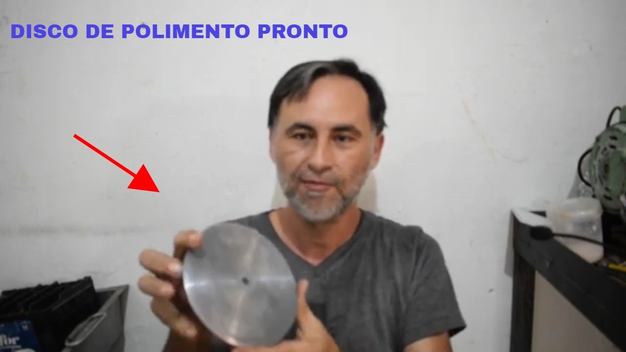 COMO PREPARAR O DISCO DE CHUMBO PARA USAR NO POLIMENTO DE PEDRAS PRECIOSAS