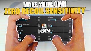 How to make your own Sensitivity in 2024 | Best Zero Recoil Sensitivity for BGMI screenshot 4