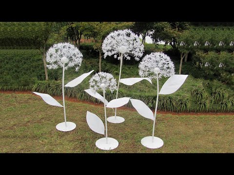 Video: How To Make A Dandelion Flower Hairpin