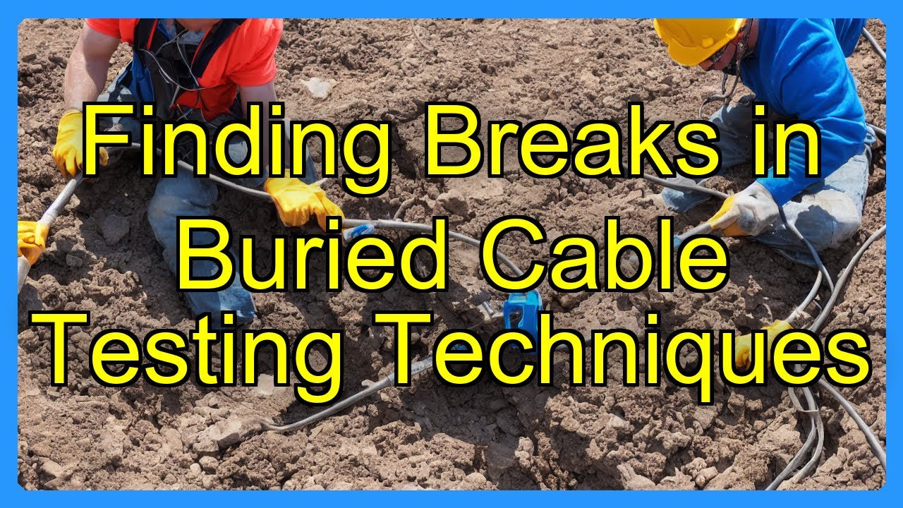 Finding Breaks in Buried Cable Testing Techniques