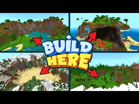 The BEST MINECRAFT SEEDS For BUILDING! | Epic Landscapes, Caves & Islands | Bedrock Edition 1.16