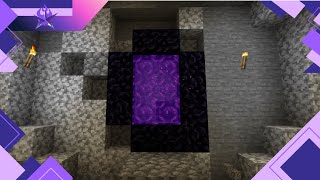 I Built a nether portal ( Minecraft Pocket Edition Ep 5)