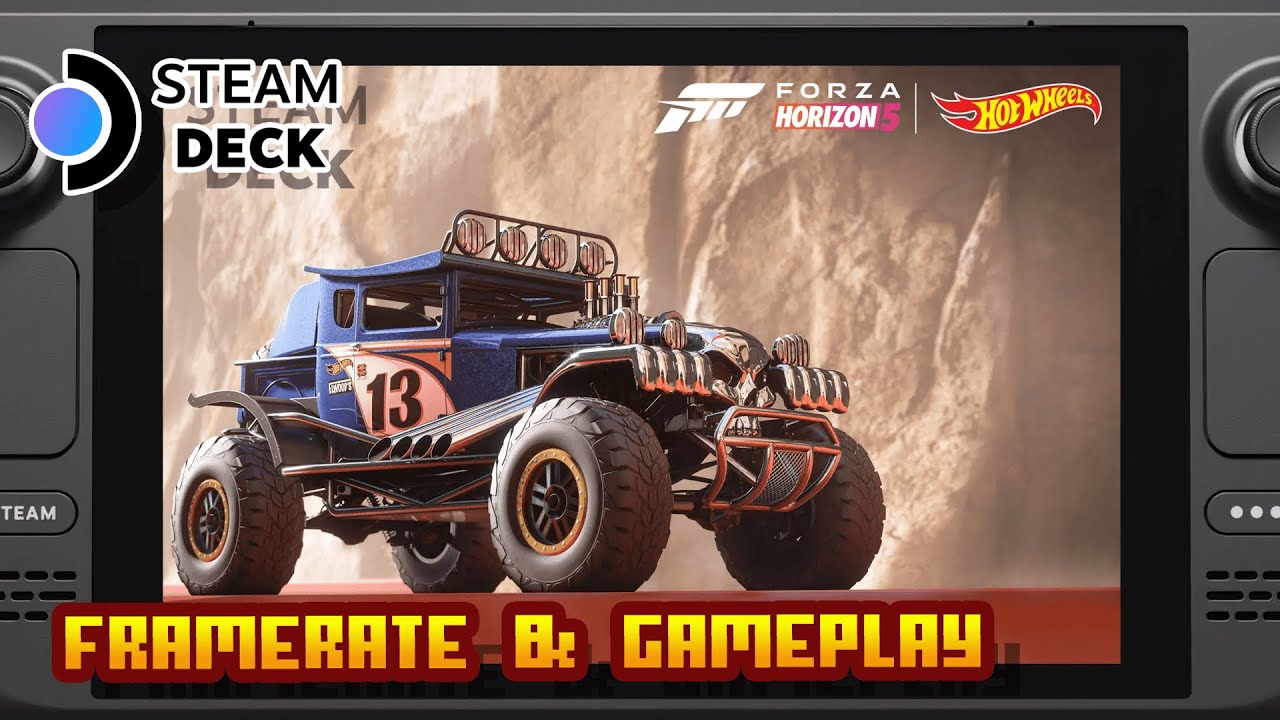 Forza Horizon 5 - Hot Wheels - (Valve Steam Deck) - Framerate