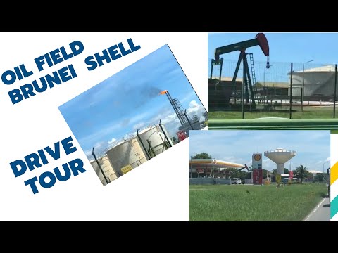 Drive Tour at Oil refinery Brunei Shell Petroleum Seria Brunei