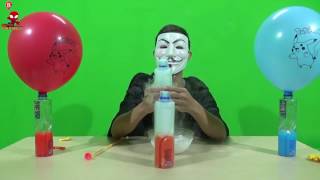 Bóng bay và đá khô   video phù thủy chơi với bóng bay nhiều màu sắc screenshot 3