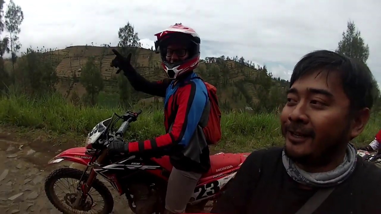 Trail off-road driving in Mount Bromo, East Java.