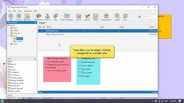 Windows: Tagging sticky notes in Windows using Notezilla