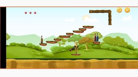 Knock Down Bottles Gameplay level 18, 19, 20 & 21 lollipop 🍭 gameplay