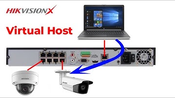 Access IP camera via NVR POE  Hikvision Virtual Host