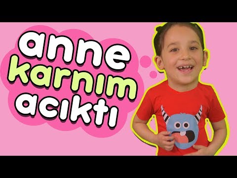 Anne Karnım Acıktı - Çocuklar için Eğlenceli Şarkılar