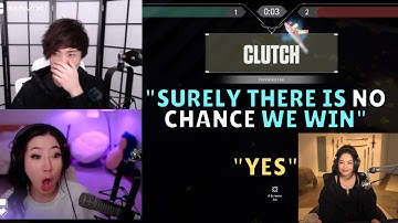 Valkyrae Insane Clutch play in Valorant ft. Sykkuno, Fuslie, RatedEpicz and OfficialTaco