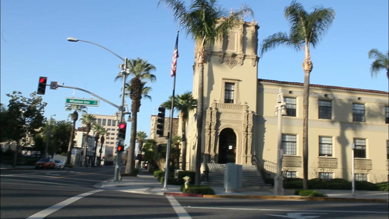 Driving Around Downtown Riverside California YouTube