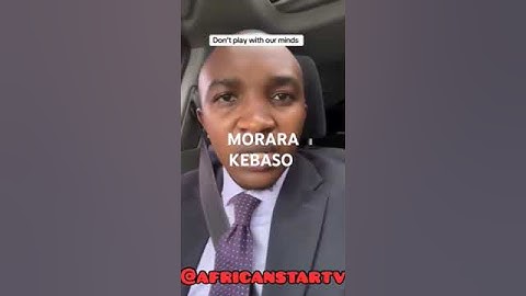 MORARA KEBASO #morara #morarakebaso #kebaso #news #kenya