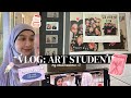 Art student vlog  small business zinemaking and uni life d