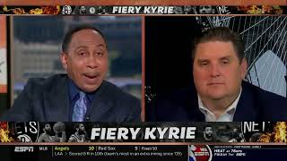 Stephen A. Smith responds to Kyrie calling himself a martyr