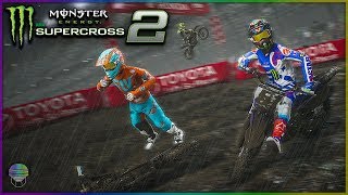 Rainy Daytona Battle! | Monster Energy Supercross 2