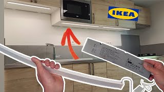 IKEA How to install OMLOPP LED kitchen  lumière cuisine