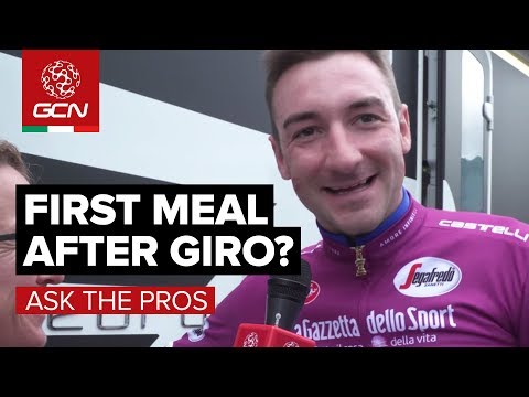 What Will Be Your First Meal After The Giro d'Italia? | GCN Asks The Pros