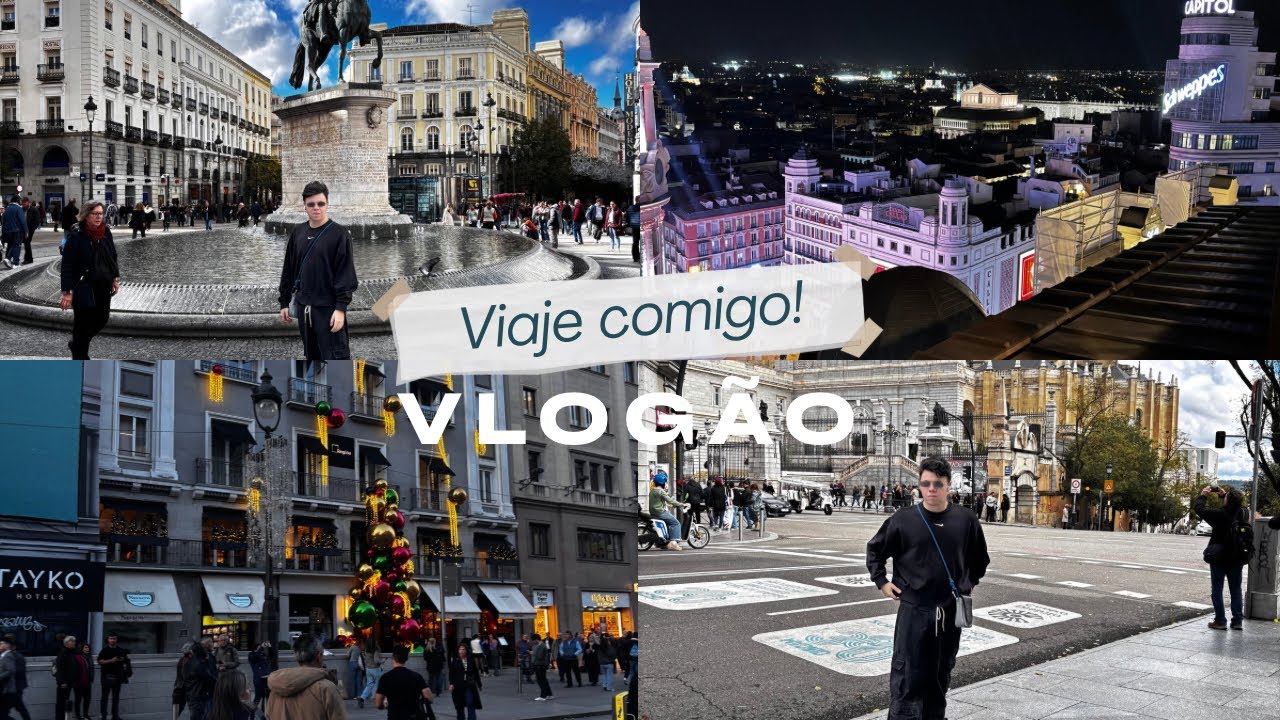 Vlog em Madrid 2025: compras, lojas famosas e tudo que fiz no dia!