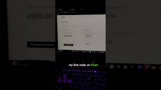 Got My 1st Fiverr Client in 2 Days 😍 #fiverr #tamil #graphicdesign