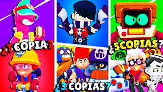 😨 ¿HABILIDADES Y GADGETS ROBADOS? || ❌ 9 BRAWLERS MÁS COPIONES DE BRAWL STARS