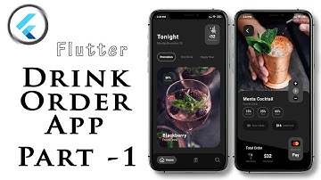 Drink Order e-Commerce App Flutter UI - App from Scratch - Complete Tutorial - Part 1