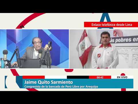 ENTREVISTA A JAIME QUITO, CONGRESISTA DE LA BANCADA PERÚ LIBRE.