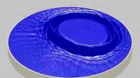 Surface Waves with a Circular Boundary
