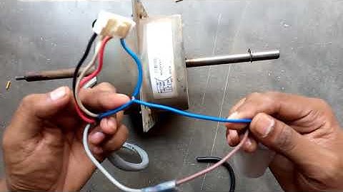 how to run Air conditioner fan motor without pcb #short