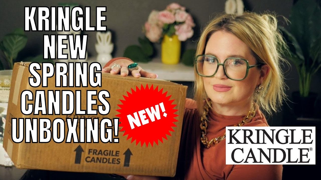 KRINGLE CANDLE * NEW* SPRING UNBOXING SOY WAX CANDLES AND COUNTRY