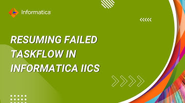 How to resume failed Taskflow in Informatica IICS