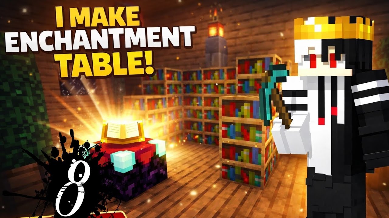 I make enchantmant table setup