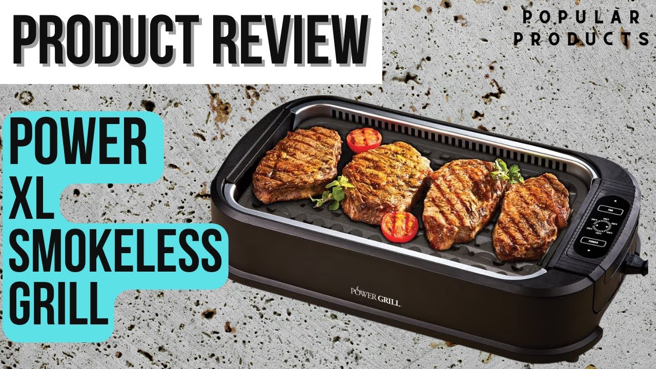 Power XL Smokeless Grill Review & Promo Video YouTube