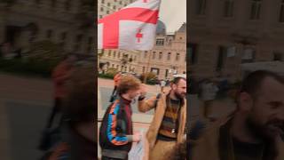 25.04.25  Протест не закончится. Митинг в поддержку журналистов и политзаключенной Мзии Амаглобели!