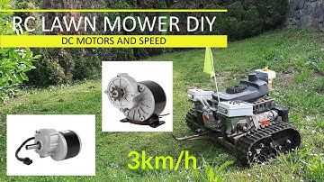 DC Motors and Speed - Remote Control Lawn Mower DIY
