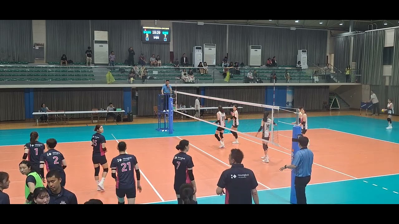 Red Sparks vs Pink Spiders 5set on 03 Jul 2025 in Danyang