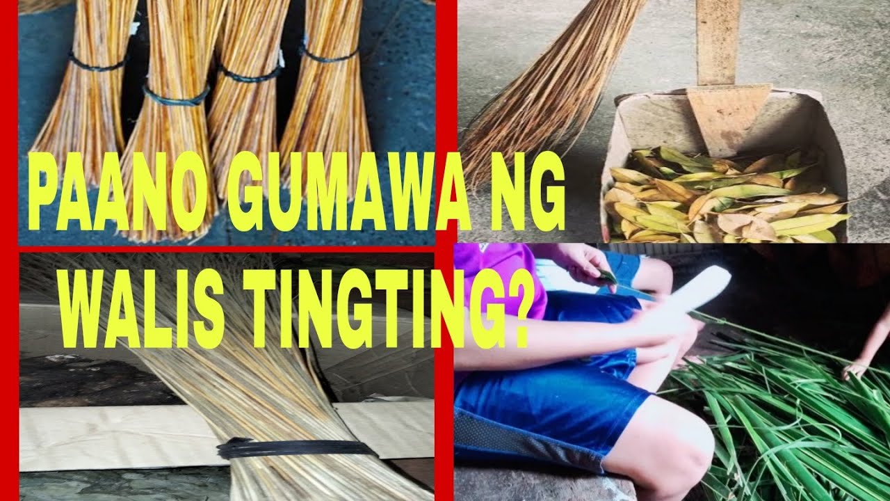 PAANO GUMAWA NG WALIS TINGTING(BROOMSTICK MAKING)??||#GnewskieTV® - YouTube