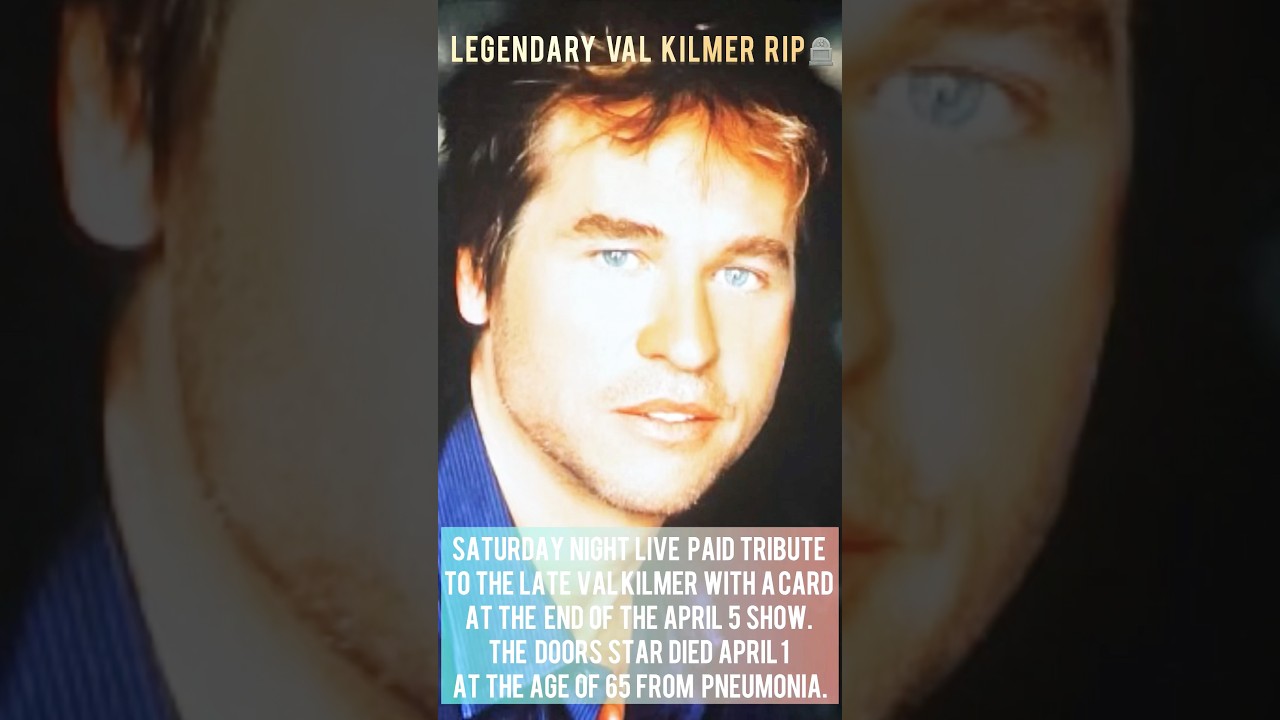 ‘Saturday Night Live’Pays Tribute To Val Kilmer (RIP) 