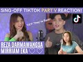 REACTION to Reza Darmawangsa vs Mirriam Eka SING OFF TIKTOK SONGS PART V + The cute parts! ❤️