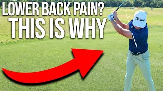 The CAUSE To Your LOWER BACK PAIN From GOLF