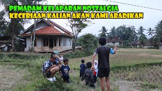Pemadam Kelaparan..Suasana Sore Di Kampung Pesawahan Penuh Jerami. Nostalgia Main Di Sawah.
