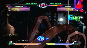MvC2 (360) Online Player Matches -  GreatBobSta(MSP) vs february6/taiji(MSP) #593