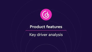 Key driver analysis (GD Product features)
