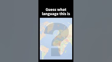 Can you guess what language this is? (#1)