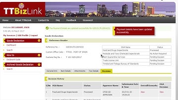 How to use the e-Good Declaration module on TTBizLink