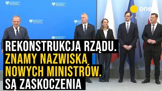 Konferencja prasowa Donalda Tuska. Rekonstrukcja rządu