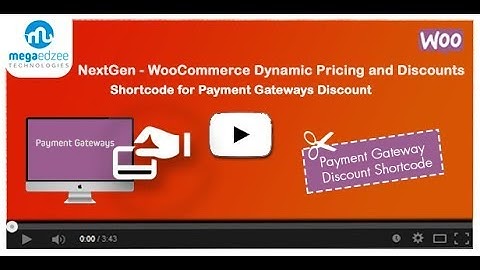 Shortcode for Payment Gateways Discount
